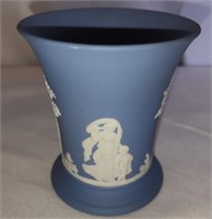 Vintage Wedgewood light blue vase