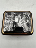 Hollohaza Endre Szasz Porcelain Trinket Box