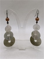 NATURAL STONE/GEMSTONE PIERCED EARRINGS