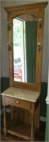 Entryway Mirror & Stand 78 X 22 X 12