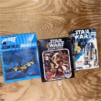 STAR WARS MODEL AND PUZZLE