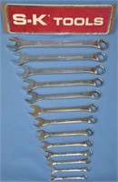 SK USA 13-pc comb wrench set, 1/4" to 1"