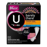 UBK Barely There Liner  Light Absorbency  100ct