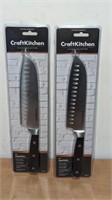 2 New Craft Kitchen Knives