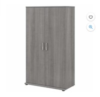 Universal Tall Storage Cabinet with Doors in Plat