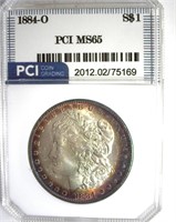 1884-O Morgan PCI MS65 Fantastic Rim