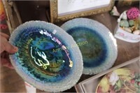 LUSTER DECORATED PLATES