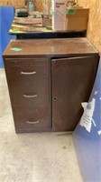 Filing cabinet with contents
