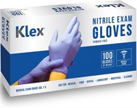 Klex Nitrile Exam Gloves  10 X-Large  Lavender