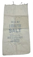 Vintage Ludington SALT 100lb Sack