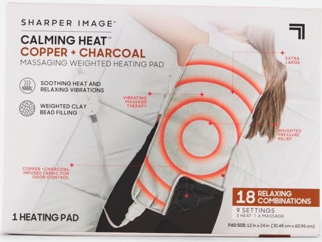 Sharper Image Calming Heat Copper + Charcoal