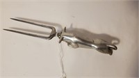 Meat Fork w/ Aluminum Bull Handle, Stainless Forks