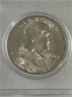 1955 Frankline Silver Half Dollar