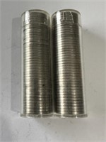 80 Jefferson Nickels: 1960P(40), 1960D(40)