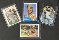 (4) Reggie Jackson HOF Cards 1988-2022