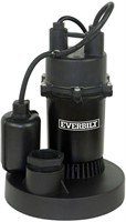 Everbilt 1/2 HP Sump Pump with Tether