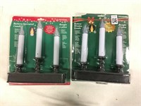 BATTERY OPERATED CANDLES(2 SETS)