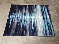 Blue Abstract Rug