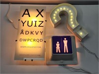 IKEA "Skugga" Light & "Gyllen" Eye Chart Lamp + ?