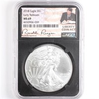 2018 Signed ASE NGC MS69