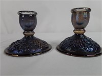 Imperial Glass Candleholders (2)