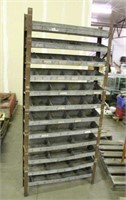 12-Shelf Parts Shelving Unit