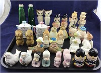 Large Variety Of Ornate Salt & Peppers