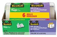 6-Pc Scotch Magic / Gift Wrap Tape