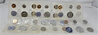 1957, ’58, ’62, ’63, ’64 Proof Sets; 1965 Mint