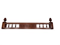 Gallery Wood Cornice with 2 Finials