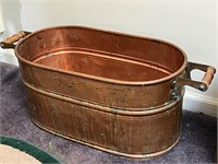 Copper Log Tub