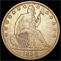 1858-O Seated Liberty Half Dollar CLOSELY