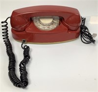 Vintage Western Electric Red Rotary Phone