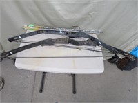 Two Compound Bows w/ Arrows (one bow needs repair)