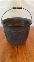 Antique cast-iron stove kettle, measure 10