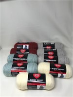 Red Heart Super Save Brushed Skeins Of Yarn