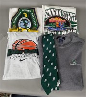 MSU Michigan State Shirts Tie