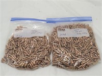 (2 Bags) Pulled 22 Cal. .224” 55gr. FMJ Bullets –