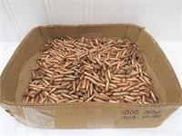 (Tray of 1,000) 30 Cal. .308” 147gr. M80 FMJ