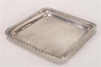 Indian Colonial Silver Dish,