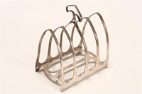 Late Victorian Sterling Silver Toast Rack,