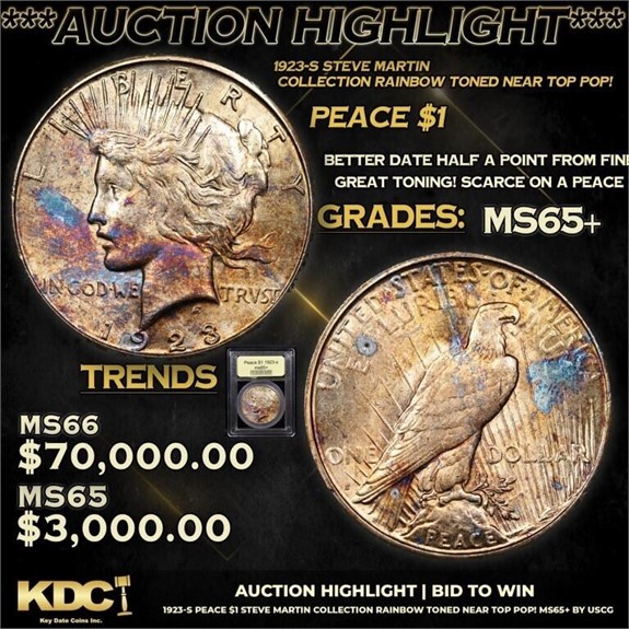 MASSIVE Summer Kickoff! Rare Coin Auction 25 pt 2.3