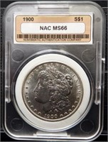 1900 NAC MS66 Morgan Silver Dollar