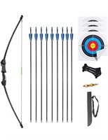 $55 iMay 45" Recurve Bow and Arrows Set Outdoor