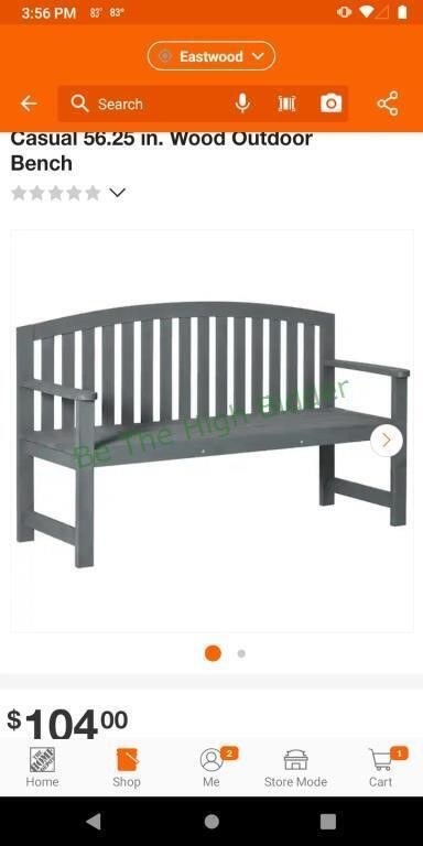 Outdoor bench