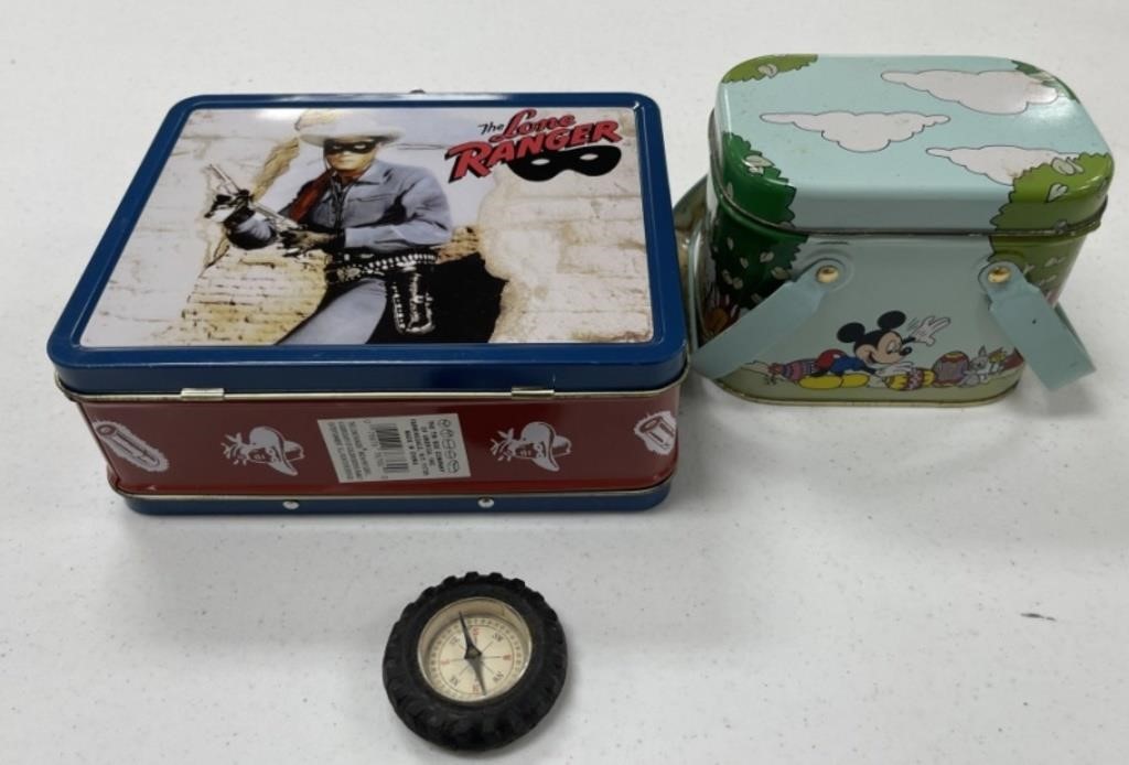 Compass and Lone Ranger Lunchbox