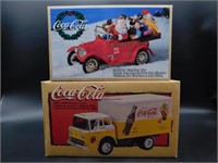 COCA-COLA HOLIDAY TOURING CAR AND DELIVERY TRUCK