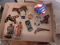 Box misc hot wheels superball metal toy gun