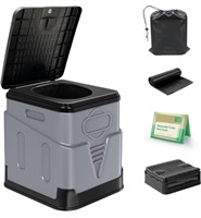 (Sealed) - Portable Toilet for Camping, Folding