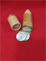Two Rolls Of 1964 Silver Kennedy Half Dollars